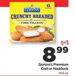 Weis Markets Gorton's Premium Cod or Haddock offer