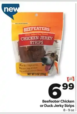 Weis Markets Beefeater Chicken or Duck Jerky Strips offer