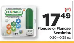 Weis Markets Flonase or Flonase Sensimist offer