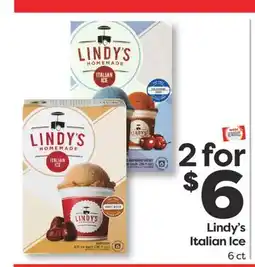 Weis Markets Lindy's Italian Ice offer