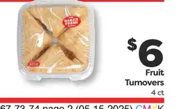 Weis Markets Fruit Turnovers offer