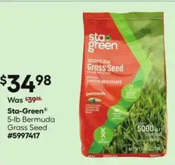 Lowe's 5-lb Bermuda Grass Seed offer