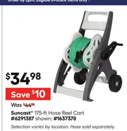 Lowe's 175-ft Hose Reel Cart offer
