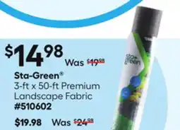 Lowe's 3-ft x 50-ft Premium Landscape Fabric offer