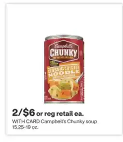 CVS Campbell's Chunky soup 15.25-19 oz offer