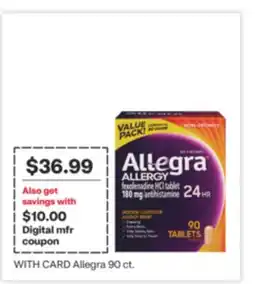 CVS Allegra 90 ct offer