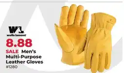 Runnings Men's Multi-Purpose Leather Gloves offer