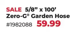 Runnings 5/8 x 100' Zero-G Garden Hose offer