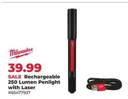 Runnings Rechargeable 250 Lumen Penlight with Laser offer