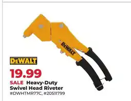 Runnings Heavy-Duty Swivel Head Riveter offer