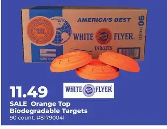 Runnings Orange Top Biodegradable Targets offer