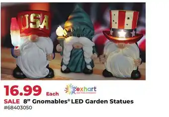 Runnings 8 Gnomables LED Garden Statues offer
