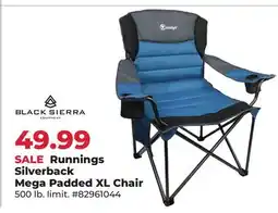 Runnings Runnings Silverback Mega Padded XL Chair offer
