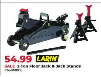 Runnings 2 Ton Floor Jack & Jack Stands offer