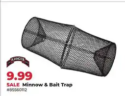 Runnings Minnow & Bait Trap offer