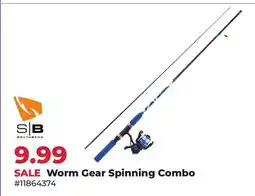 Runnings Worm Gear Spinning Combo offer
