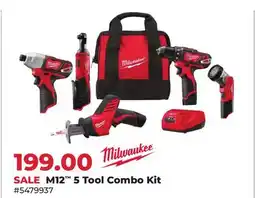 Runnings M12 5 Tool Combo Kit offer