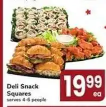 Safeway Deli Snack Squares offer