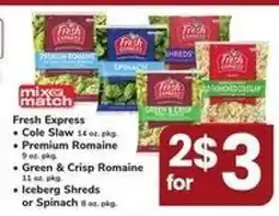 Safeway Fresh Express offer