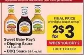 Safeway Sweet Baby Ray's offer