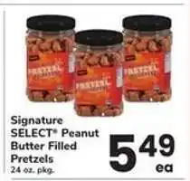 Safeway Signature SELECT Peanut Butter Filled Pretzels offer