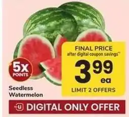 Safeway Seedless Watermelon offer