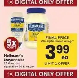 Safeway Hellmann's Mayonnaise offer