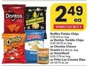 Safeway Ruffles, Doritos, Cheetos, Smartfood, Frito-Lay offer