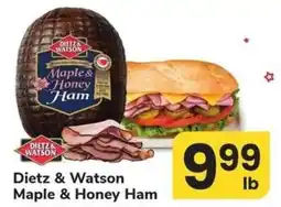 Safeway Dietz & Watson Maple & Honey Ham offer