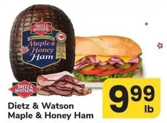 Safeway Dietz & Watson Maple & Honey Ham offer