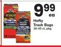 Safeway Hefty Trash Bags offer