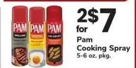 Safeway Pam Cooking Spray offer