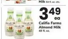 Safeway Califia Farms Almond Milk offer
