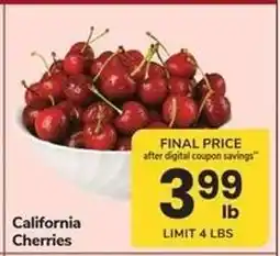 Safeway California Cherries offer