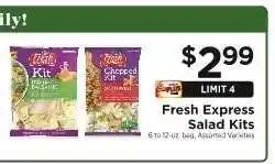 ShopRite Fresh Express Salad Kits offer