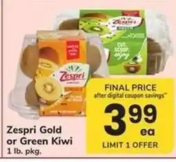 Safeway Zespri Gold or Green Kiwi offer