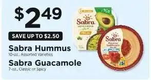 ShopRite Sabra Hummus & Sabra Guacamole offer