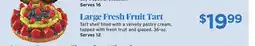 ShopRite Large Fresh Fruit Tart offer