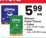 Safeway Kleenex Facial Tissues offer