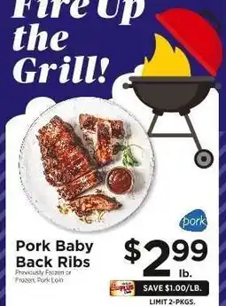 ShopRite Pork Baby Back Ribs offer