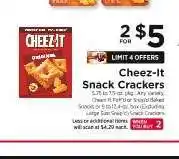 ShopRite Cheez-It Snack Crackers offer