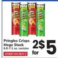 Safeway Pringles Crisps Mega Stack offer