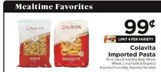 ShopRite Colavita Imported Pasta offer
