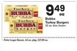 Safeway Bubba Turkey Burgers offer