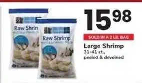 Safeway Large Shrimp offer