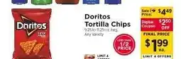 ShopRite Doritos Tortilla Chips offer