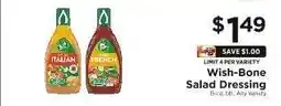 ShopRite Wish-Bone Salad Dressing offer