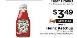 ShopRite Heinz Ketchup offer