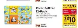 ShopRite Polar Seltzer 12-Pack offer