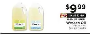 ShopRite Wesson Oil offer